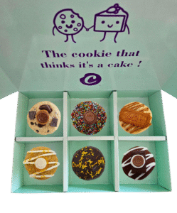 The Crumbz Classics box of 6 Cookies