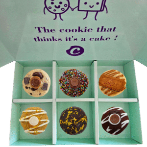 The Crumbz Classics box of 6 Cookies